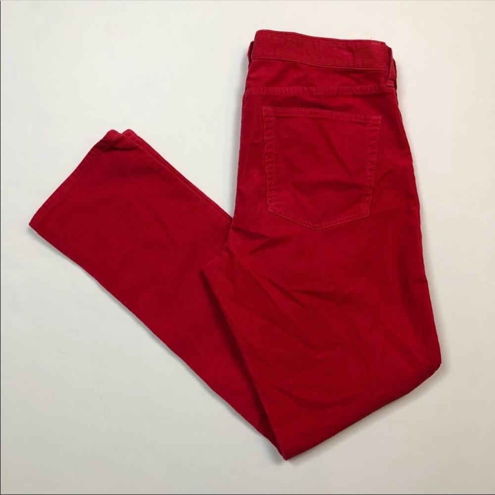 Red Corduroys - J.Crew